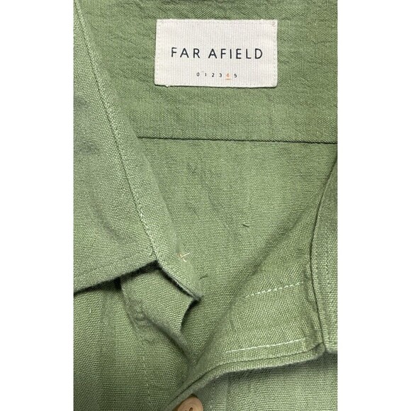 FAR AFIELD SHORT SLEEVED BUTTON DOWN SHIRT. Size: 4 - Picture 5 of 6